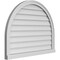 Ekena Millwork Round Top Surface Mount PVC Gable Vent w/ 2"W x 2"P Brickmould Sill Frame, 36"W x 28"H GVPRT36X2803SN - alternate 3